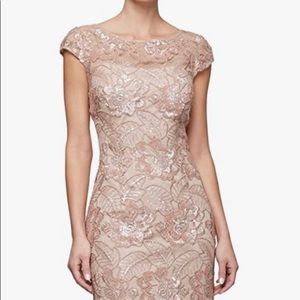 Women’s Dress, Rose Gold, size 4.